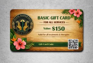 ORGANIC MASSAGE MAUI – Basic Gift Card ($150)