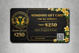 ORGANIC MASSAGE MAUI – Standard Gift Card ($250)