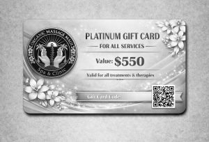 ORGANIC MASSAGE MAUI – Platinum Gift Card ($550)